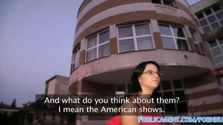 PublicAgent HD Big Ass Girl is Fucked behind a Train Station